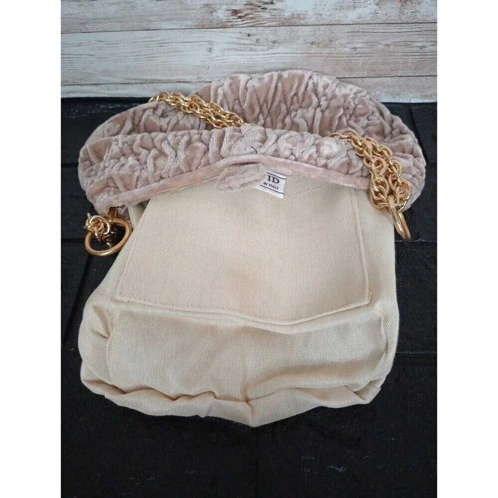 Vintage MAGID Handbag cluch gold Chain Strap
